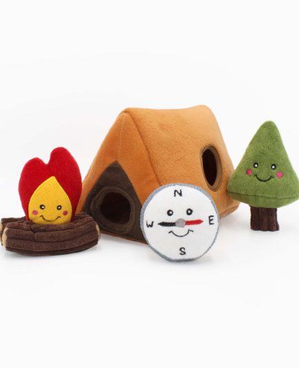 Peluche de flair pour chien, tente de camping Zippy Burrow, ZippyPaws