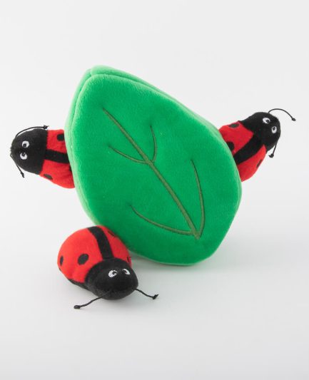 Peluche de flair pour chien - Zippy Burrow - Coccinelles en forme de feuille - Zippypaws