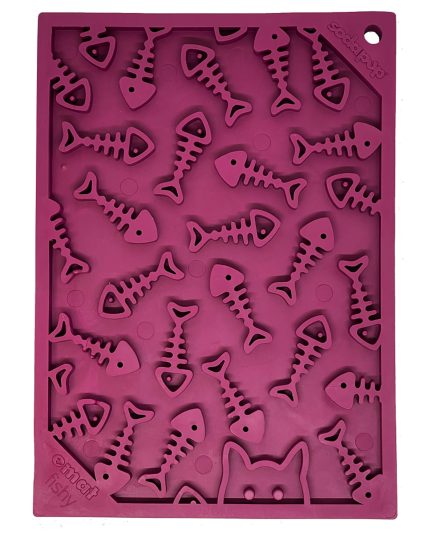 Tapis à lécher Fishy Design EMat Enrichment, petit SODAPUP