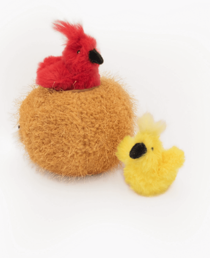 ZippyClaws® Burrow® - Oiseaux dans un nid - Jouet pour chat