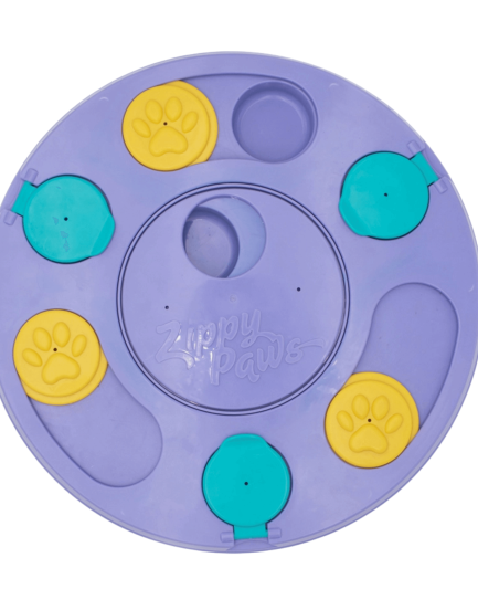 Jouet interactif pour chien - SmartyPaws Puzzler Purple - Zippypaws