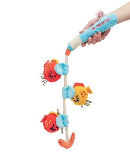 Jouet de flairage et de traction Canne à pêche