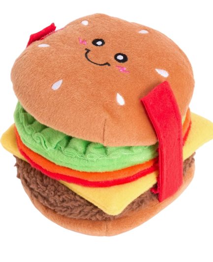 Jouet d’occupation pour chien en forme de cheeseburger ZippyPaws