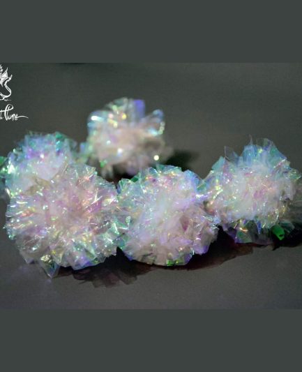 Balles bruissantes colorées présentées en lot, idée cadeau pour chat curieux.